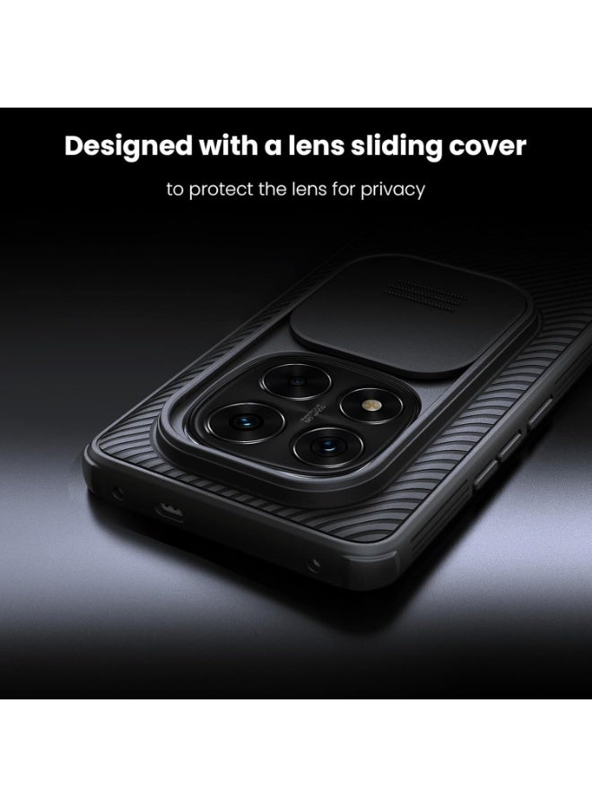 Nillkin for Xiaomi Redmi Note 14 Pro Plus 5G Case TPU + PC Material, Camera Lens Protection Slide Design, Anti-Fingerprint Protective Back Cover, Shockproof Mobile Phone Case - Image 5